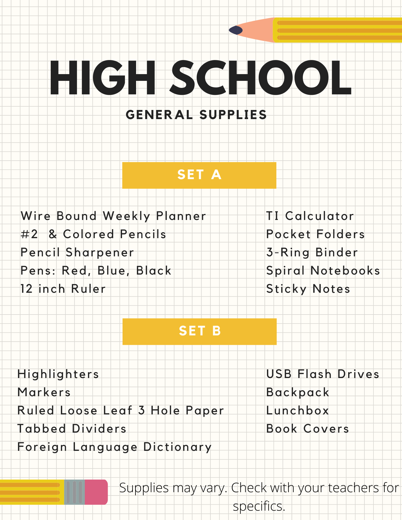 High_School_Supplies_List